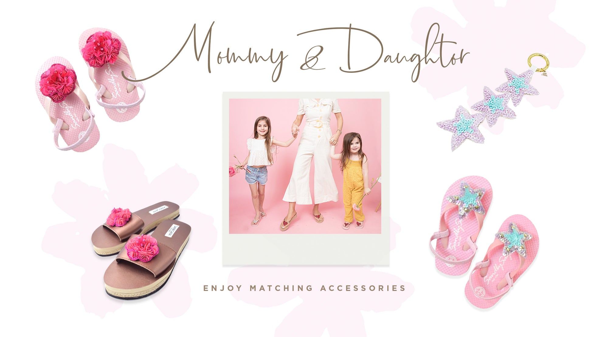 Mommy and me matching sandals are in this spring