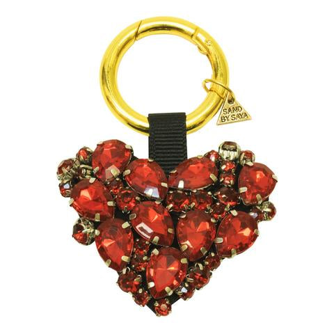 Image Red Chelsea Heart Key Holder Keychain Cute Gorgeous