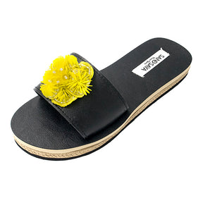 Noho Yellow- Waterproof Espadrilles Flat Sandals - Sand by Saya