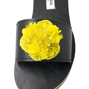 Noho Yellow- Waterproof Espadrilles Flat Sandals - Sand by Saya