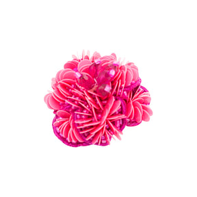 Yellow pink flower magnets